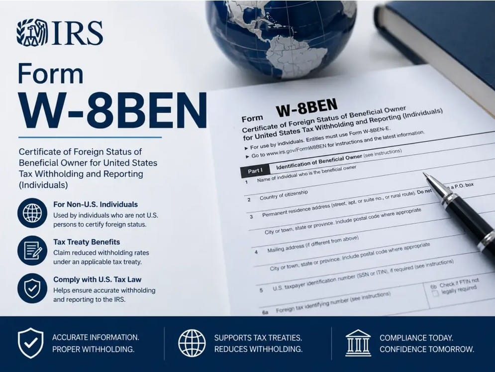The IRS W-8BEN: What It Is and Why You Must Have Contractors Fill It Out The IRS W-8BEN: What It Is and Why You Must Have Contractors Fill It Out